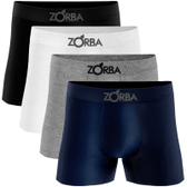 Imagem da oferta Kit com 4 Cuecas Boxer Zorba