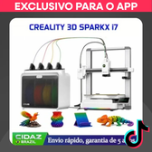 Imagem da oferta Impressora 3D Creality SPARKX i7 Color Combo + CFS Lite | Multicolorida 4 Cores | IA 500mms Alta Velocidade | Detecçã