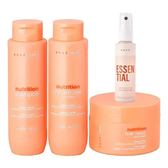 Imagem da oferta Kit Braé Stages Nutrition Shampoo,cond,másc + Essential 60ml