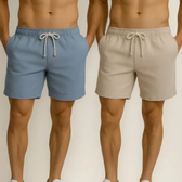 Imagem da oferta Kit 2 Short Linho