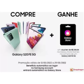Imagem da oferta Na Compra do S20 FE 5G Ganhe Um Voucher de R$200 na Galaxy Store