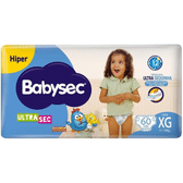 Imagem da oferta Fralda Babysec Ultrasec Galinha Pintadinha XG - 60 Unidades