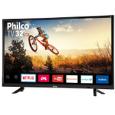 Imagem da oferta Smart TV LED 32" HD Philco PTV32E21DSWN 3 HDMI 2 USB Wi-Fi 60Hz