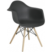 Imagem da oferta Cadeira Charles Eames Eiffel Mor Com Braços