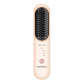 Imagem da oferta MONDIAL Escova Alisadora Sem Fio Ceramic Pink GO Rosa Claro Bivolt - EA-09