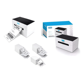 Imagem da oferta Kit Impressora Termica Knup Tipo Zebra+100 Etiqueta Adesiva Branco