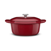 Imagem da oferta Panela de Ferro Fundido Esmaltado Caçarola Electrolux Expert 24cm Vermelha