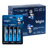 Imagem da oferta Caixa 40 Pilhas Ultra Alcalina Aa 1,5v Lr6 Elgin