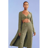 Imagem da oferta Cardigan Longo Tricô Ana Verde - SMK