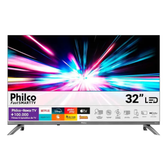 Imagem da oferta Smart Tv Philco 32" HD LED ROKU TV Alexa P32CRB Bivolt