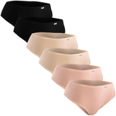 Imagem da oferta Kit 6 Calcinhas Algodão Confortável Delrio - feminina