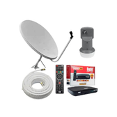 Imagem da oferta Kit Antena Lnbf Receptor Digital HD Sat BS9900 Bedin