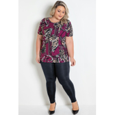 Imagem da oferta Conjunto Onça com Blusa e Calça Plus Size - Marguerite