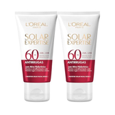 Imagem da oferta Kit 2 unidades L'Oréal Paris Solar Expertise Protetor Facial Antirrugas Fps 60 40g