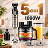Imagem da oferta Mixer Master Mix 5 em 1 Elgin 1000W Prateado