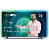 Imagem da oferta Smart TV Philips Android Ambilight 55" 4K Google Assistant Dolby Vision/Atmos - 55PUG7906/78