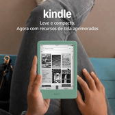 Imagem da oferta Kindle 16 GB (Geração mais recente) - Leve e compacto com tela antirreflexo trocas de página mais rápidas luz frontal ajustável e bateria de longa dur