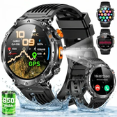 Imagem da oferta Relógio Inteligente Smartwatch Gps Autônomo IP68 3ATM À prova d'água 850mAh Preto NOVANTE Digital Feminino Masculino Esportivo Android IOS Notific