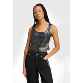 Imagem da oferta Regata Cropped Adidas Originals PU Preta