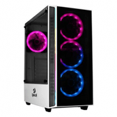 Imagem da oferta Gabinete Gamer Redragon Grapple Mid Tower S-Fan Vidro Temperado S-fonte - GC-607WH