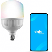 Imagem da oferta Lâmpada Inteligente Super Potência 30W Elgin Color RGB Wifi Compatível com Alexa e Google Home