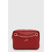 Imagem da oferta Bolsa Feminina Jorge Bischoff Matelassê Couro Vermelha