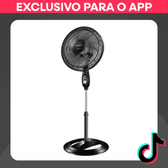 Imagem da oferta Ventilador de Coluna 40cm VSP40CNB 6 Pás Mondial Preto 220V