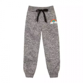 Imagem da oferta Calça Infantil Arco Íris em Moletom Cinza Mescla - Eskala