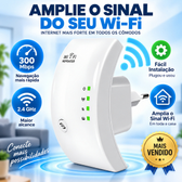 Imagem da oferta Repetidor WiFi - Alta Velocidade Segurança Total e Design Compacto