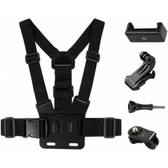 Imagem da oferta Suporte de Peito Peitoral Ajustável 360° Para Smartphone e Câmera GoPro, Colete para Criação de Conteúdo, Vídeo e Filmagem Esportiva, Moto, Bik