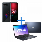 Imagem da oferta Kit Smartphone Asus ROG Phone 5S 8GB RAM 128GB + Asus Celeron-N4020 4GB EMMC 128GB Intel UHD 600 E510MA-BR702X