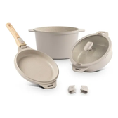 Imagem da oferta Jogo de Panelas Empilhável Brinox Loft 7 Peças Ceramic Life