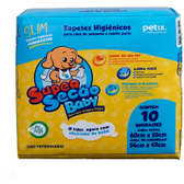 Imagem da oferta Tapete Higiênico Petix Super Secão Baby Slim para Cães de Porte Pequeno e Médio  - 10 Unidades