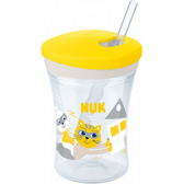 Imagem da oferta NUK Copo Action Evolution Com Canudo 230 Ml Boy - Amarelo