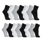Imagem da oferta Kit 15 Pares Meias Sport Algodão Cano Médio Sandrini Confort