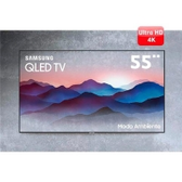 Imagem da oferta Smart TV QLED 55" UHD 4K Samsung QN55Q7FN com Conexão Invisível Modo Ambiente Pontos Quânticos HDR Design 360º