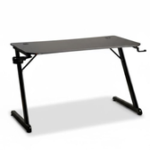 Imagem da oferta Mesa Gamer Husky Snow Preto - Superfície em Fibra de Carbono Suporte para Headset e C