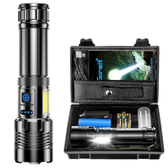 Imagem da oferta Lanterna Led Recarregável 10000Lúmen Lanternas Tatica Militar Há 7 Modos XHP90.2 Chip lanternas Potente Zoom de Lo
