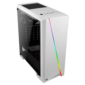 Imagem da oferta Gabinete Gamer Mid Tower RGB Cylon Branco AEROCOOL