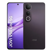 Imagem da oferta Smartphone JOVI V50 Lite 5G 256GB 8GB RAM Câmera 50MP AMOLED 6.77" 6500mAh 90W Android 15 - Preto Eclipse
