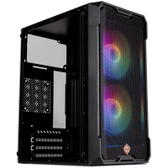 Imagem da oferta Gabinete Gamer TGT Jester Mid-Tower Lateral de Vidro Com 2 Fans Preto - TGT-JSR-BKGF01