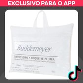 Imagem da oferta Travesseiro Buddemeyer Toque Pluma 233 Fios Algodão Antialérgico