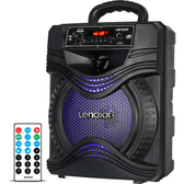 Imagem da oferta Caixa de Som Portátil Lenoxx Bluetooth USB Sem Fio 120w Com Controle LED RGB - CA80A