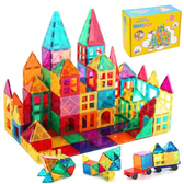 Imagem da oferta Brastoy Blocos De Montar Magnéticos Infantil Construção Brinquedo (65 Peças)