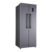 Imagem da oferta Geladeira Refrigerador HQ Frost Free Side By Side 460 Litros Cinza HQ-460SBSFF