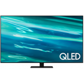 Imagem da oferta Smart TV QLED 55" 4K Samsung 55Q80A 4 HDMI 2 USB Wi-Fi Bluetooth 120Hz - QN55Q80AAFXZA