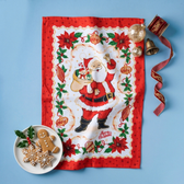 Imagem da oferta Pano De Prato Natal Atoalhado Dohler Atacado Kit Com 7 Peças