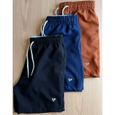 Imagem da oferta Kit 3 Shorts De Linho Masculino Bermuda Leve Praia Verão