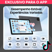 Imagem da oferta 2026NOVO Tablet 10.1 Polegadas Android 14 | Teclado Bluetooth + Caneta Stylus Perfe...