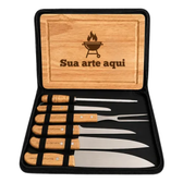 Imagem da oferta Kit Churrasco Personalizado 8 Peças